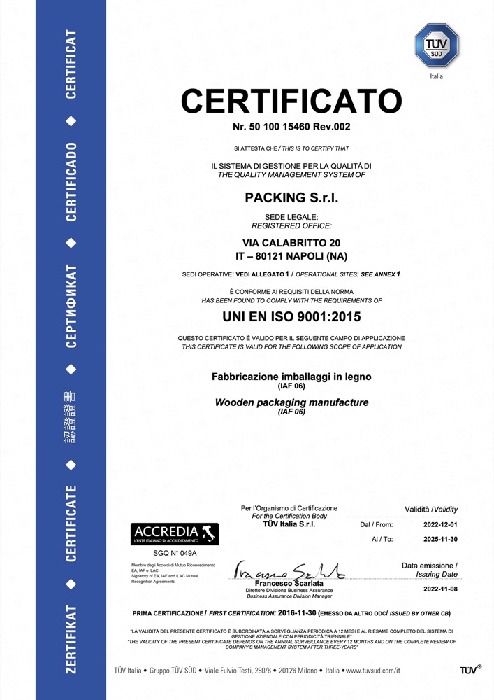 Uni En Iso 9001:2015
